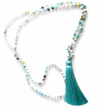 Ketting Crystal Beads and Tassle