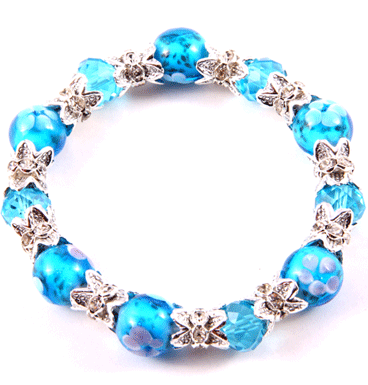 Bracelet ChiQ flower glass