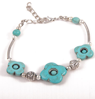 Bracelet Triple flowers