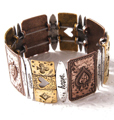 Bracelet Ace and hearts