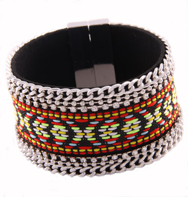 Bracelet Colorfull Magnet Black