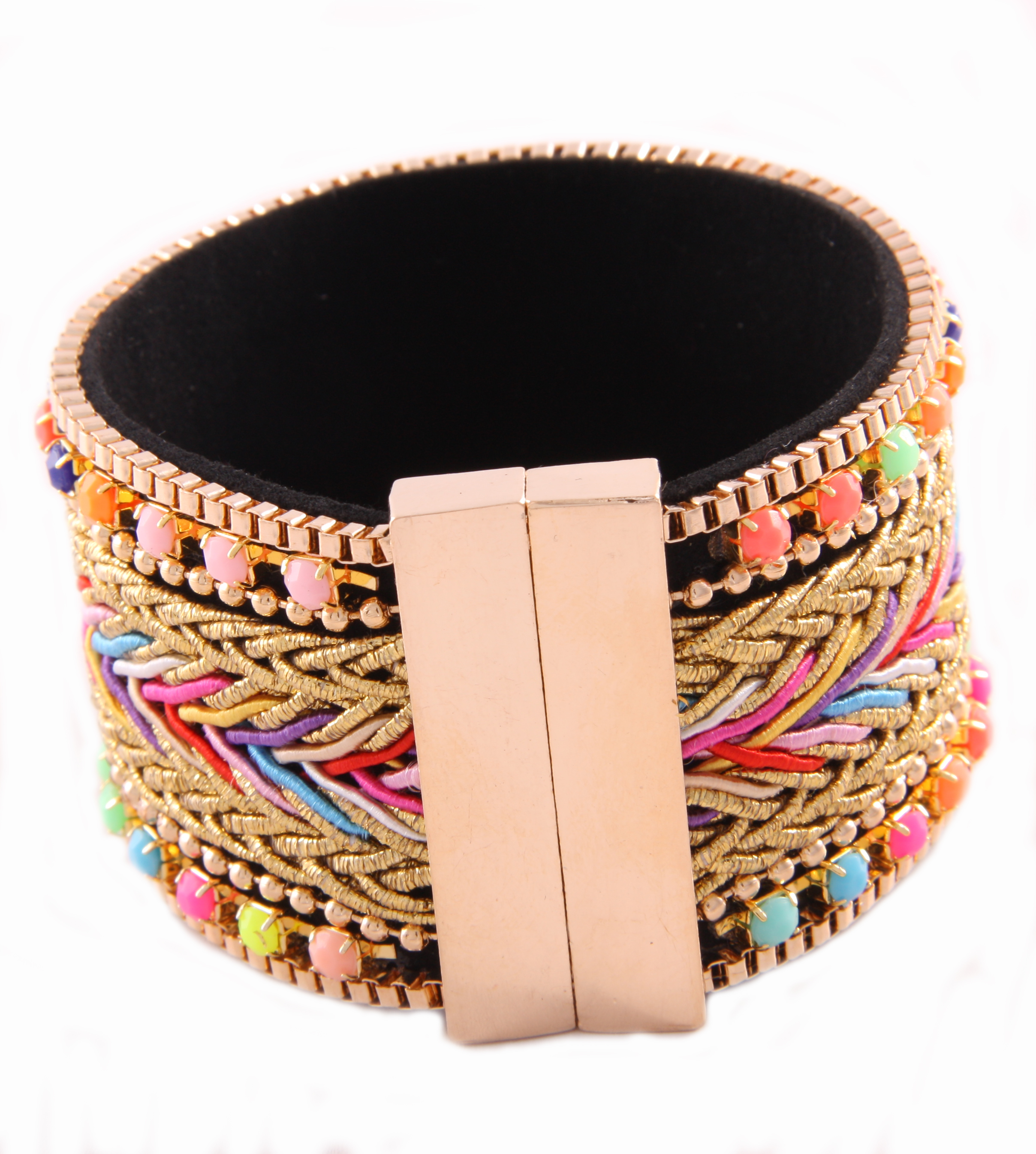 Bracelet Colorfull Magnet Gold