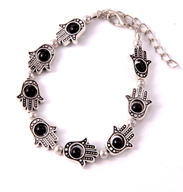 Armband Fatima's Hand Black