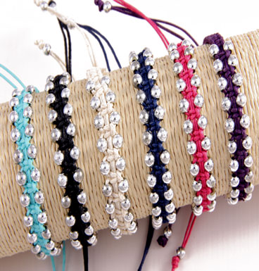 armband Bead braid double