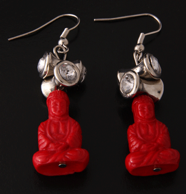 Oorbellen Buddha II