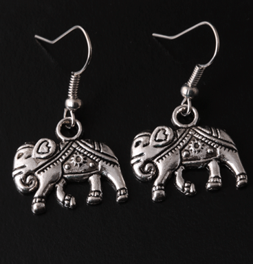 Earrings Small Elephant