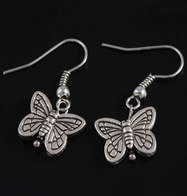 Earrings Single butterfly kisses