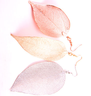 Earrings Natural Leaf