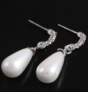 Earrings Pearly drop