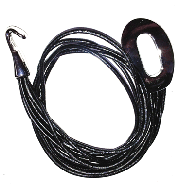 Bracelet leather wrap with clasp