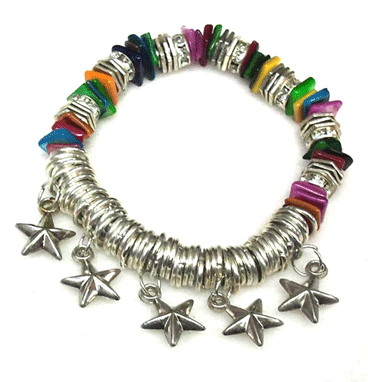 Armband Multi, Stars and Strass