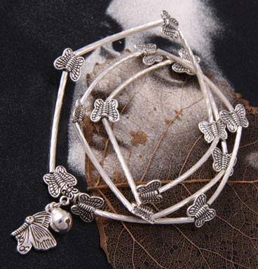 Armband en ketting sleeping butterfly