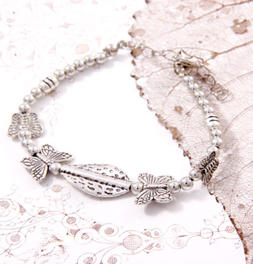 Armband butterflies and leaf