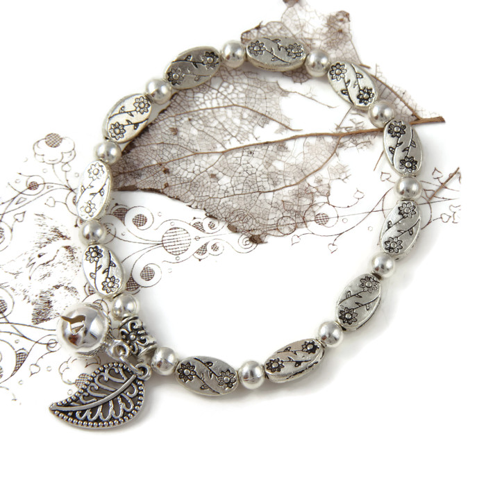 Bracelet Leaf and Bell