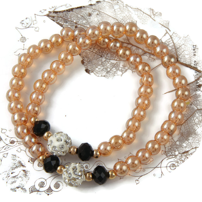 Armband/Ketting Shamballa Wrap