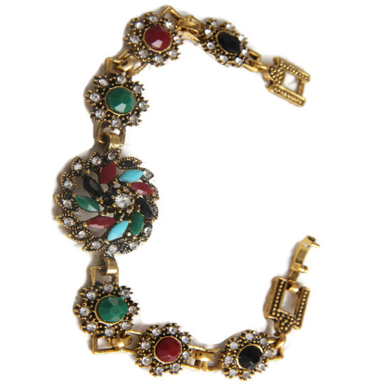 Bracelet marcasite and color classic