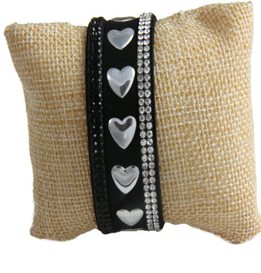 Bracelet Hearts and Strass