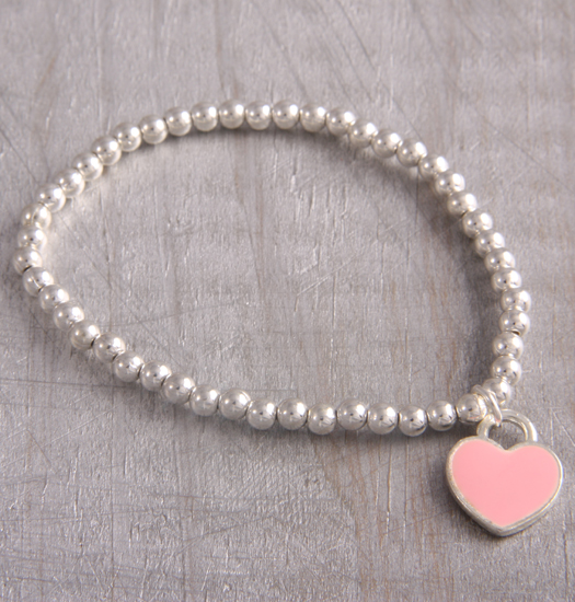 Bracelet pink heart