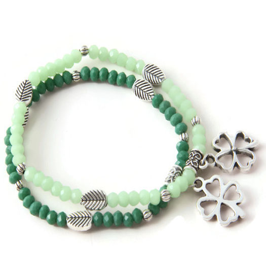 Bracelet Four Heart Clover