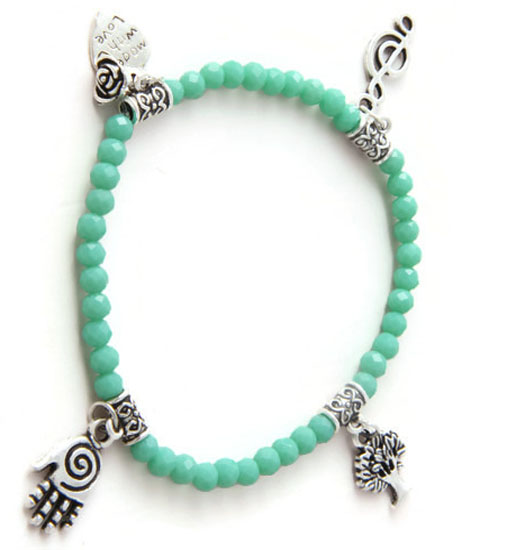 Bracelet Four Charms