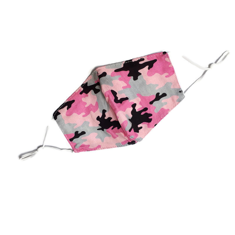 Kindermondkapje Pink Army