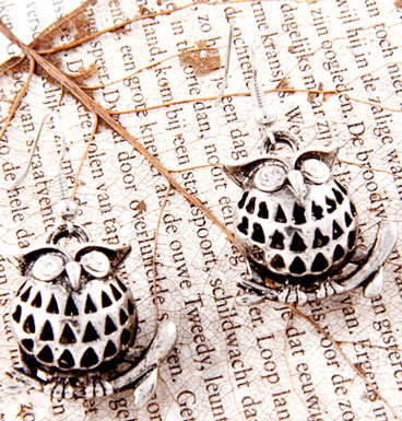 Earrings 3D Owl