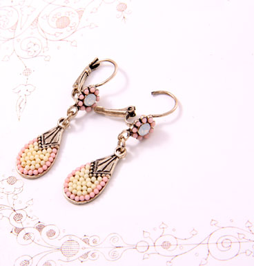 Earrings Soft colored droplets