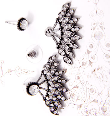 Earrings Lace Diamonds