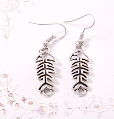 Earrings Fishbone