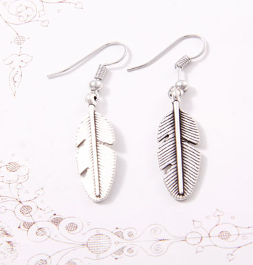 Earrings Feather