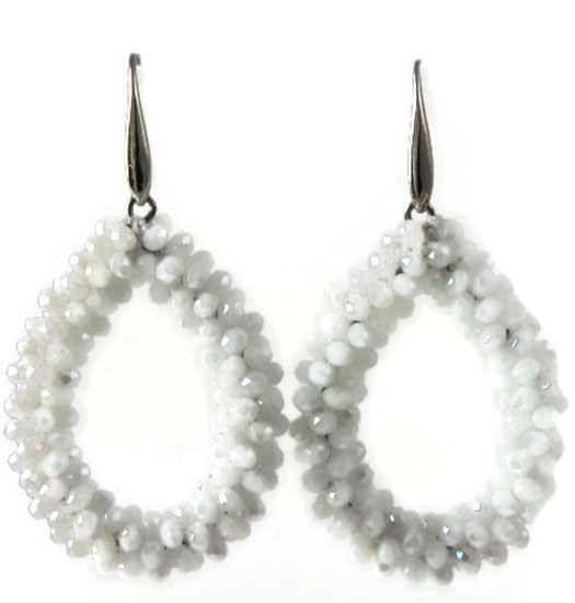 Earrings Beaded Dropshape