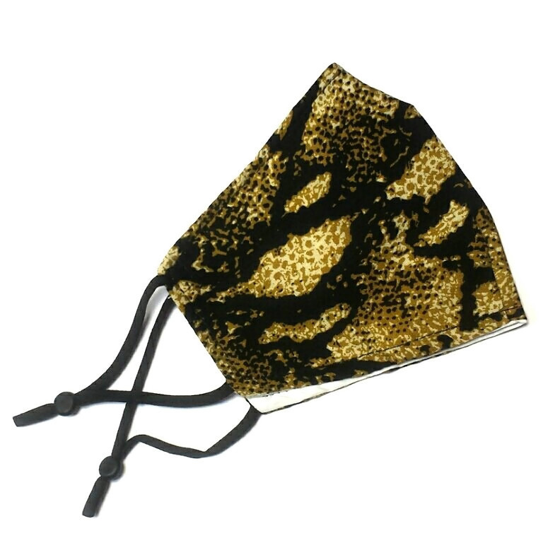 Mask Snake print brown