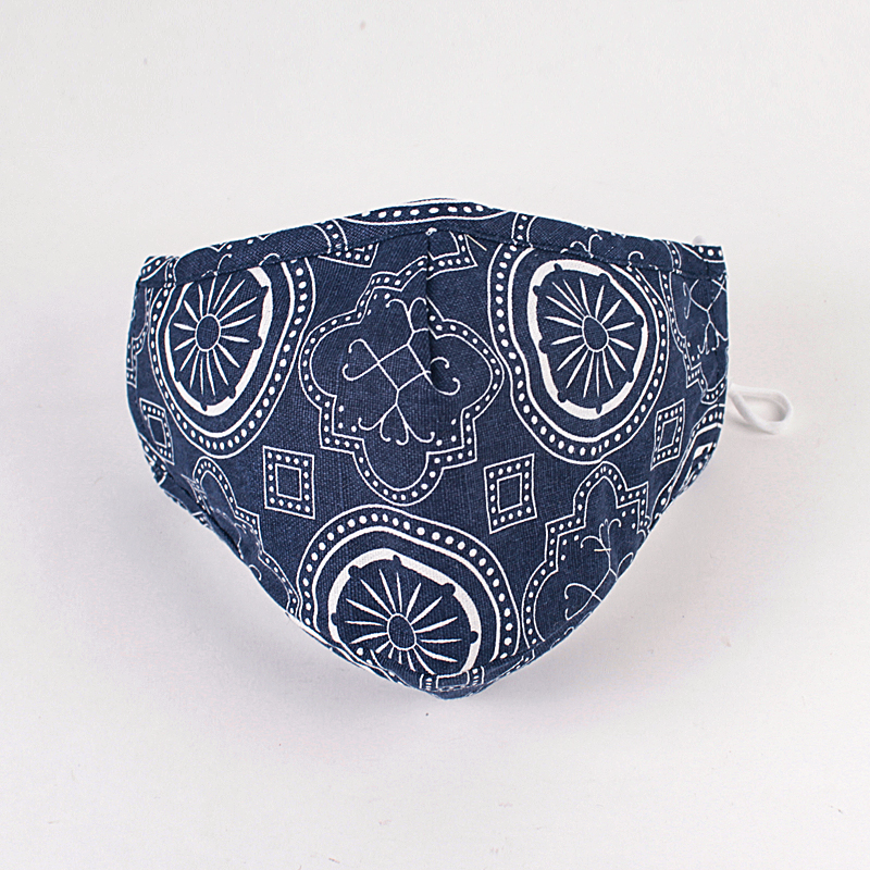 Mondkapje Wheel donkerblauw