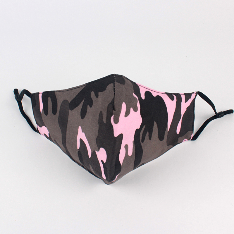 Mask Army brown & pink