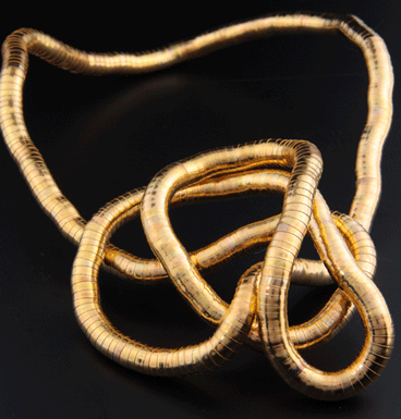 Ketting Snake goud