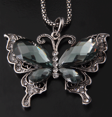 Necklace Papillion Nero