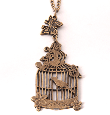 Ketting silhouette birdcage II