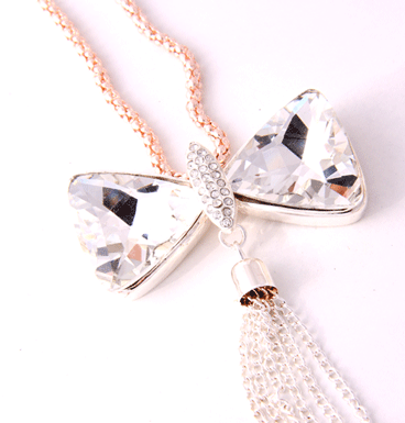 Ketting Strass Bow