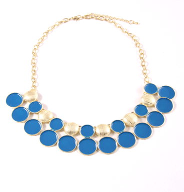 Collier Blue Bubble