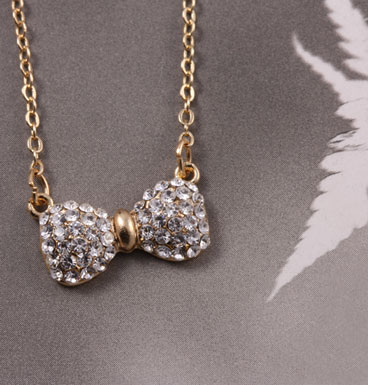 Ketting Glitter Bow