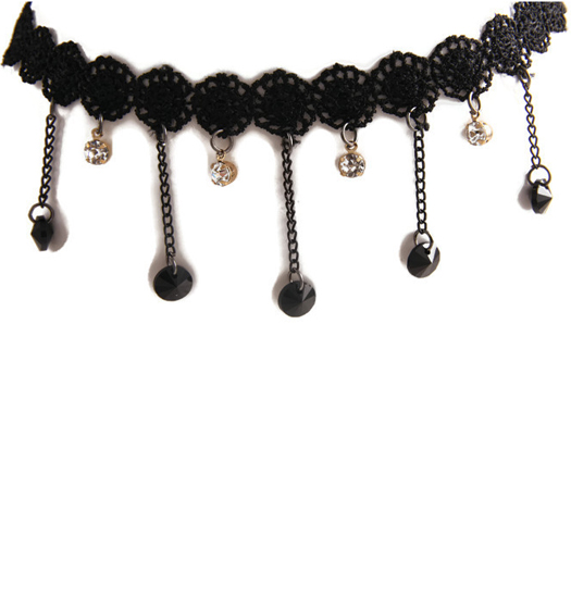 Choker Lace and Beads