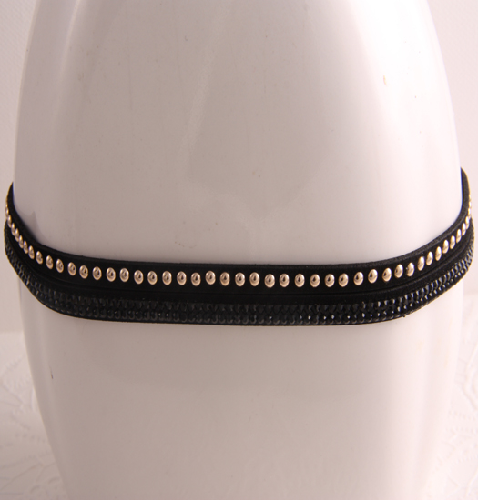 Choker Studs & Strass set met oorbellen