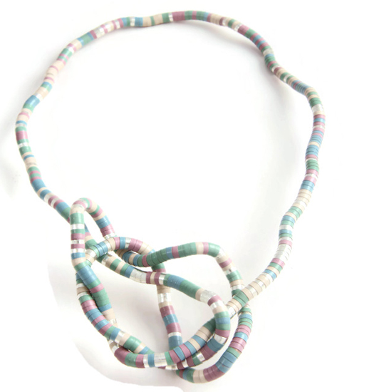 Necklace Coloured Snake medium
