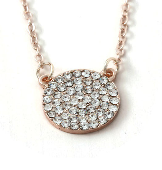 Necklace Circle of Sparkles