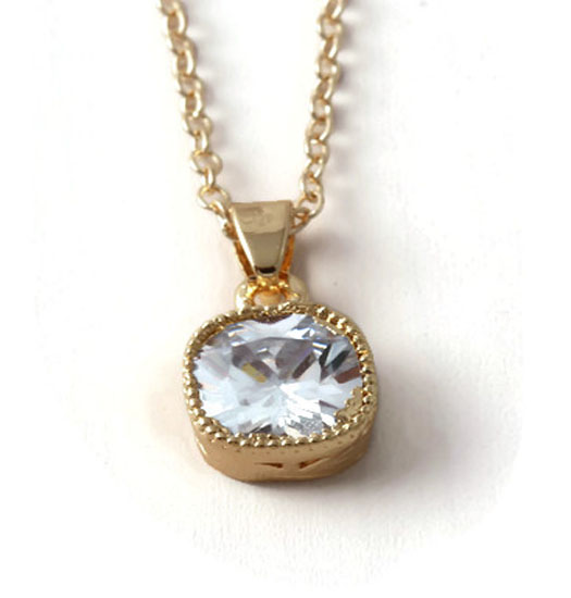 Necklace Squared Sparkle
