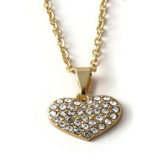 Necklace Heart Sparkle