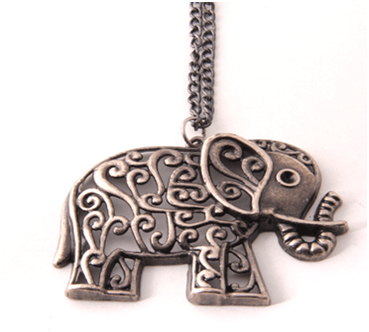 Necklace Retro Elephant