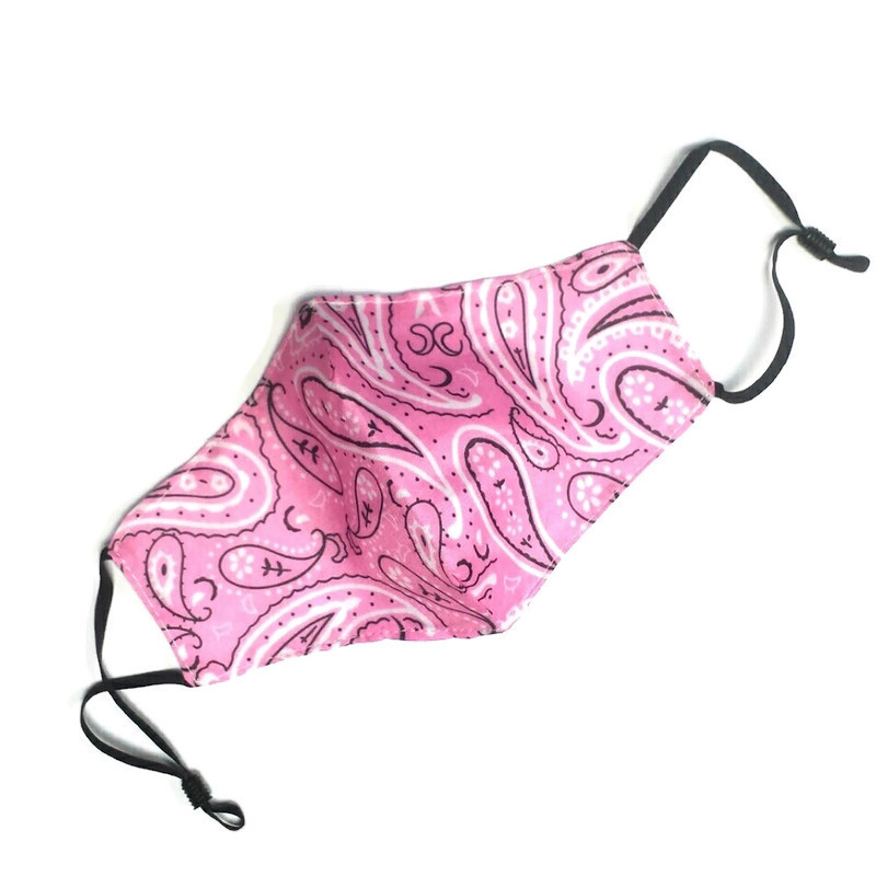 Children's Mask Bandana Pink