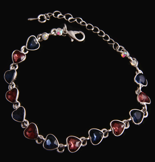 Armband Circle of Shining hearts