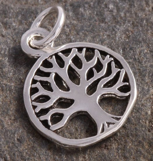 Zilveren Luck Charm Hanger Tree of Life